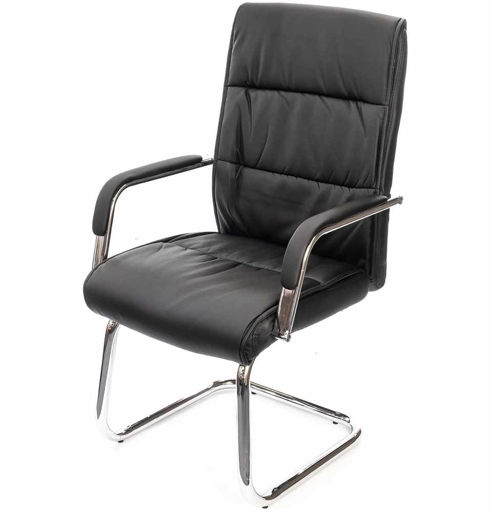 Крісло конференційне АКЛАС Марті CH CF PU-чорний